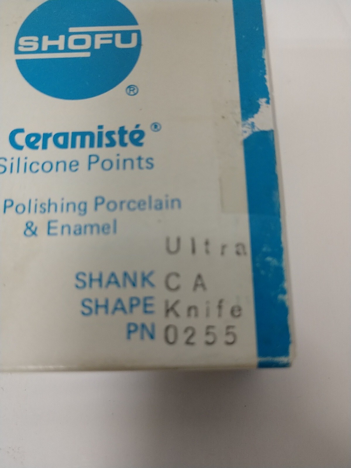 SHOFU SHANK C A Ceramiste Polisher Ultra – K nife-12pk – #0255