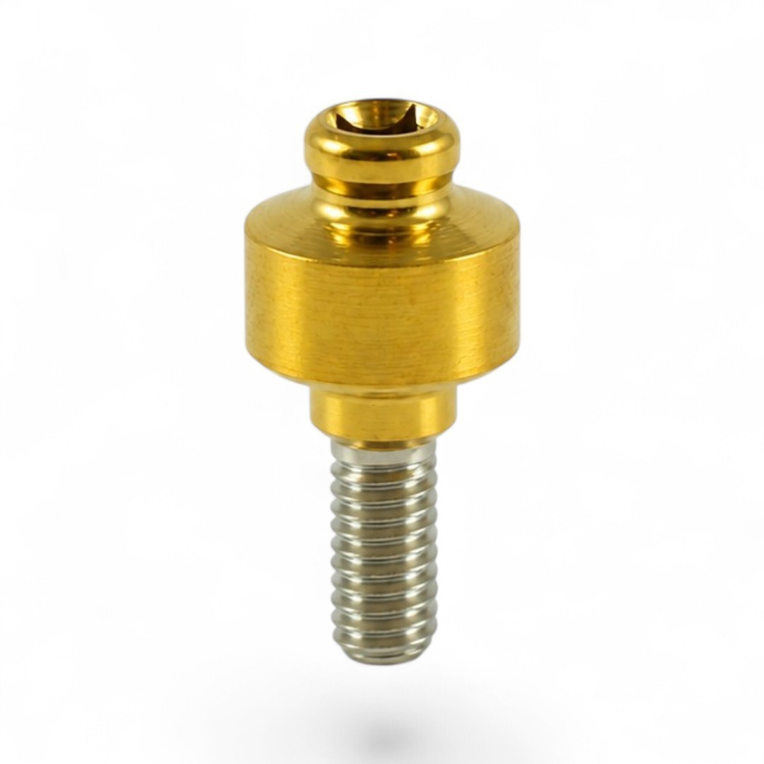 1x Rhein83 OT Equator Attachment Set Titanium Abutment with 4 Retention Caps