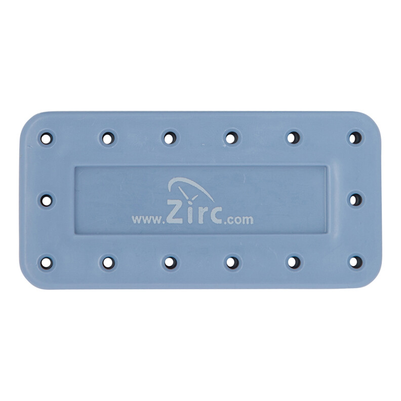 Zirc Dental 50Z403B Magnetic Bur Block 14 Hole Blue Microban Autoclavable