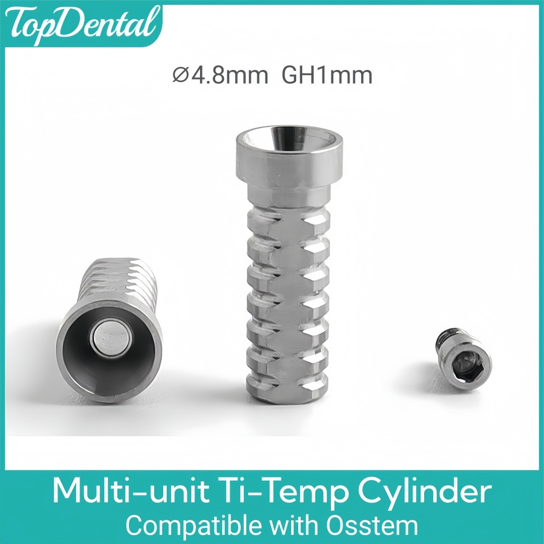 Dental Titanium Temporary Cylinder MU Sleeve Multi Unit Abutment Fit ITI/NOB/OSS
