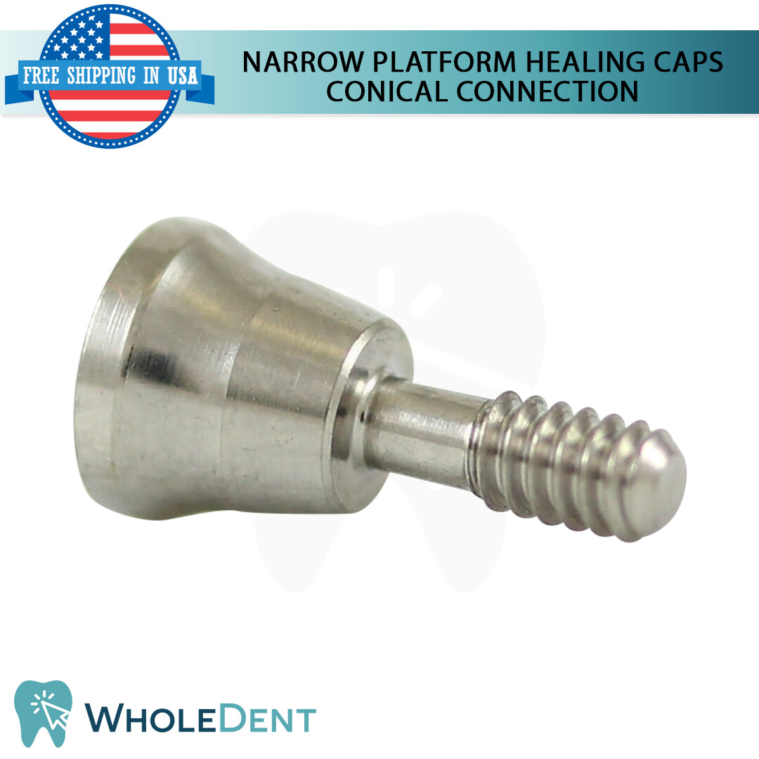 X1 NP Conical Connection Healing Caps Ø3.8 Titanium Dental Abutment Instrument