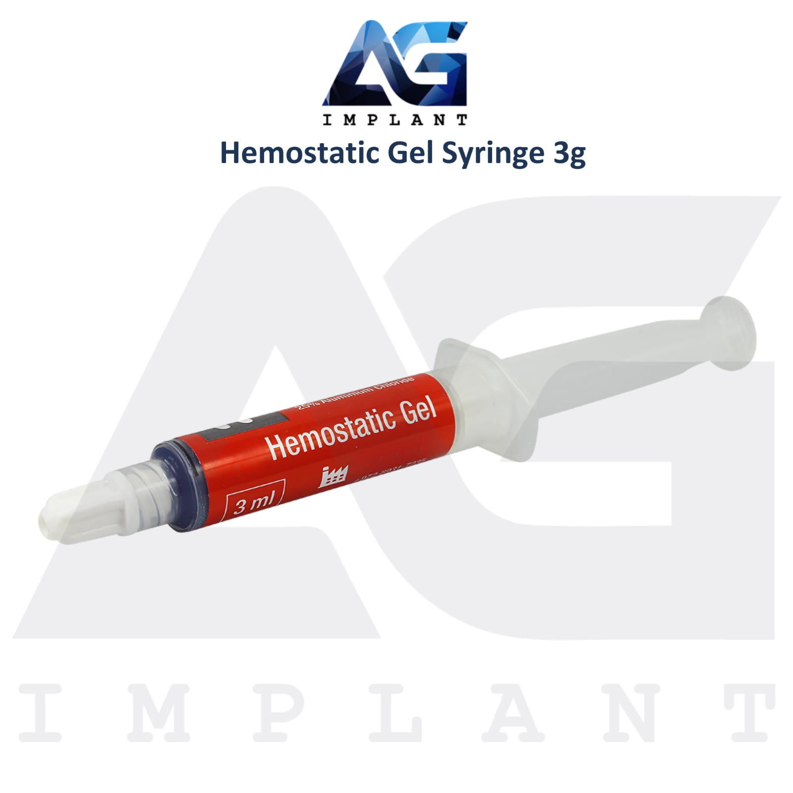 Dental Hem0static Gel Syringe 3g Stopping GingivaI BIeeding Lab Supplies
