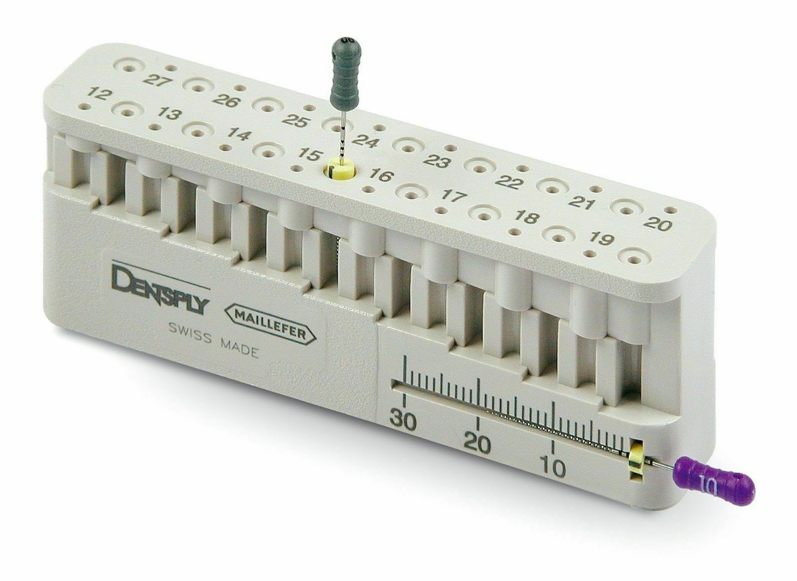 Dental MINI-ENDO-BLOC, Endo Measuring Block New By DENTSPLY II Free Ship