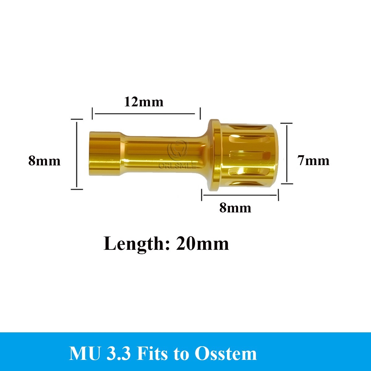 Dental Multi Unit Screwdriver Ratchet Key for MU Straight Abutment fit Osstem