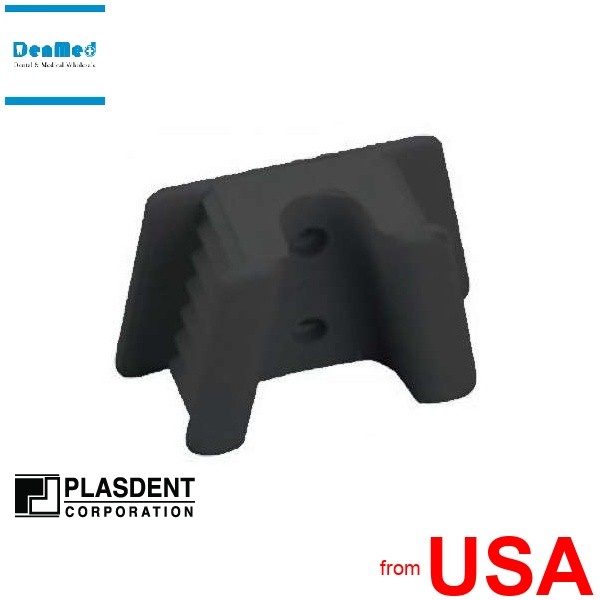 PLASDENT Rubber Mouth Props-Large (Adult) 2/Bx. Dark GRAY, Latex Free. Co 423933