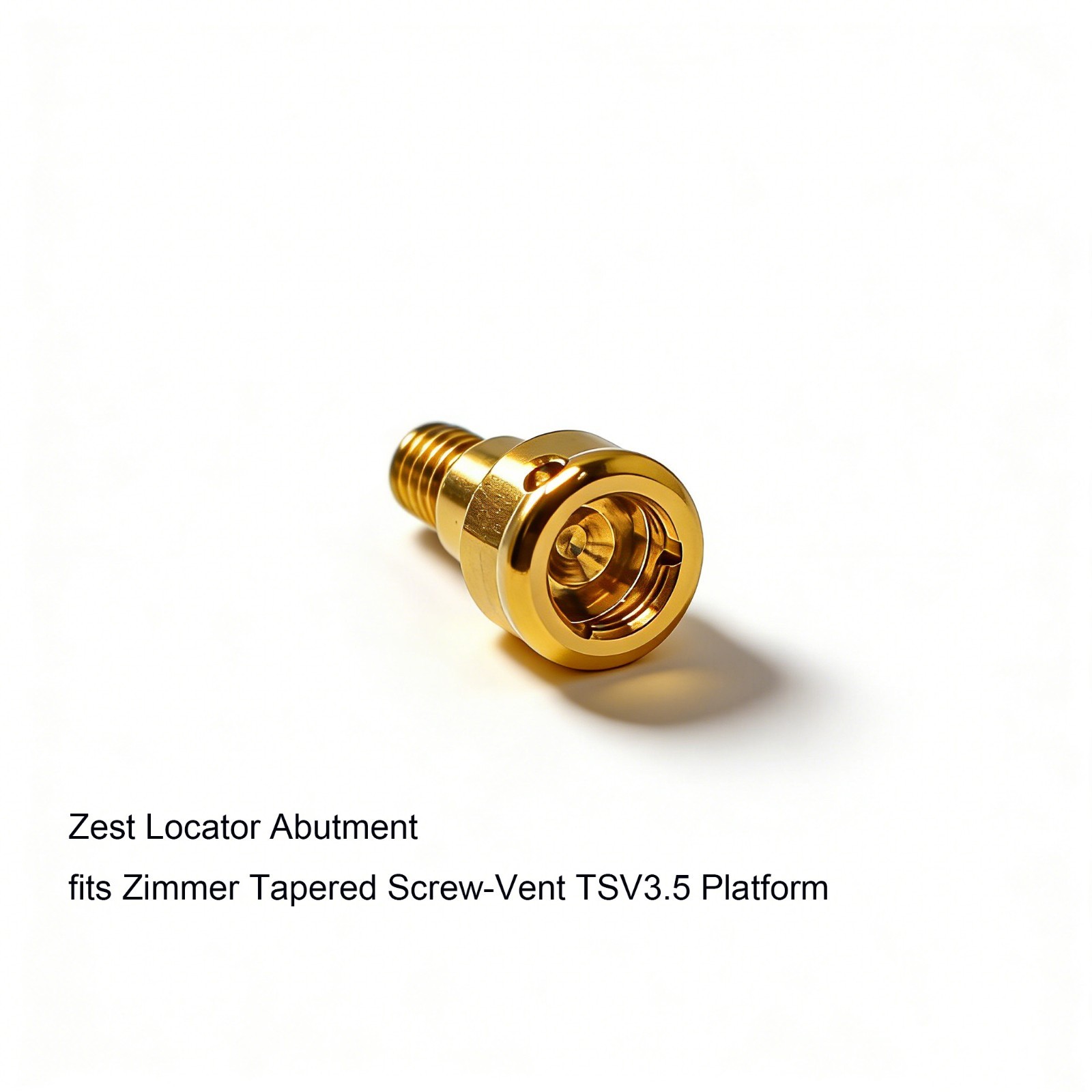 Locator Overdenture Abutment Fit Zimmer Screw-Vent 3.5mm Implant Retention Cap