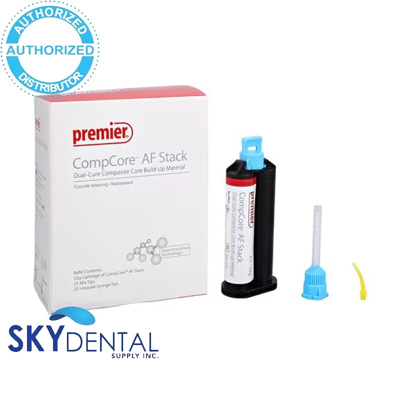 Premier Dental 3001432 CompCore AF Core Buildup 50 Gm Shade A3 Refill Package