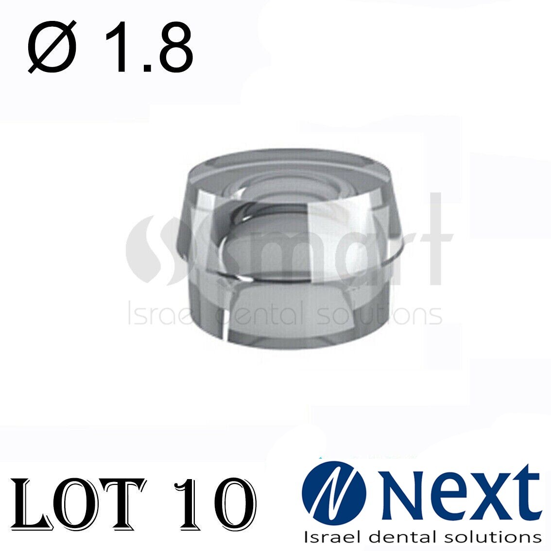 Lot X 10 Ball Attachment Silicone cap 1.8 mm Rhein83 Europe made micro