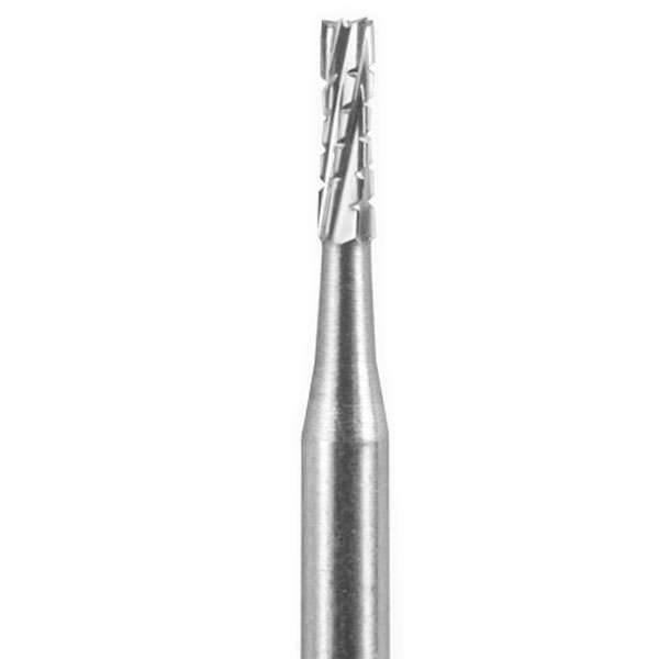 Cargus FG #557 Straight Fissure Crosscut Carbide Bur, 10/Pk