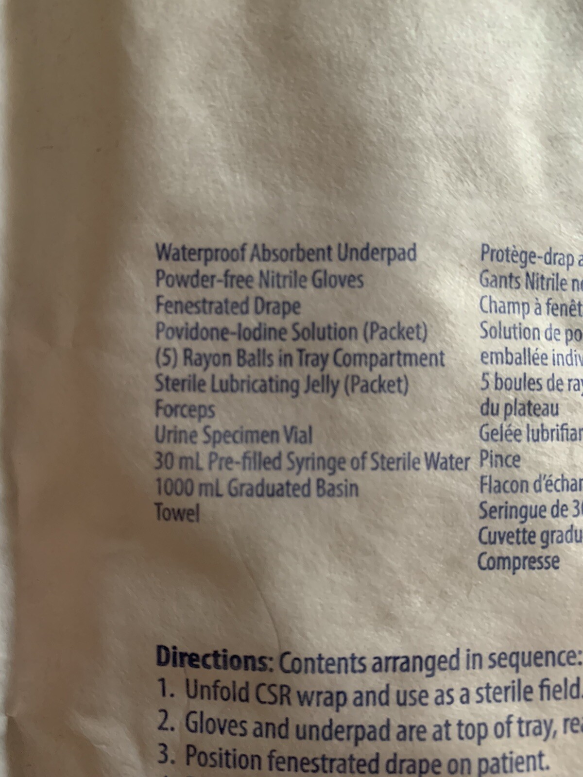 Covidien Dover Universal Tray #5027
