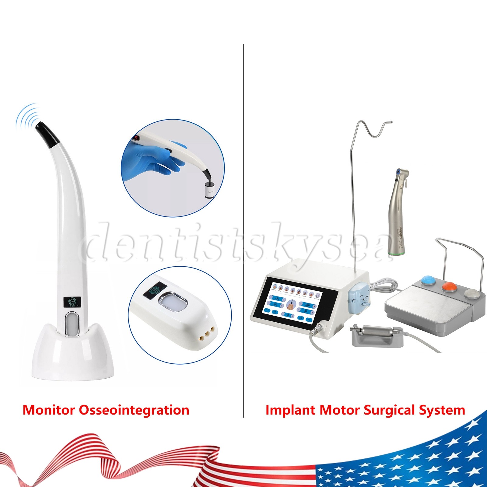 Dental LED Surgical Implant Motor System/Implant Stability Monitor Test
