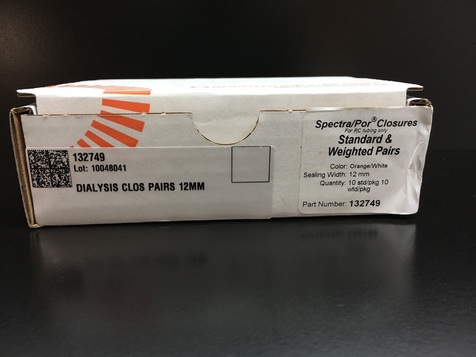 Spectra/Por Cat No 132749 Closures Standard & Weighted Pairs Lot 20 PCS