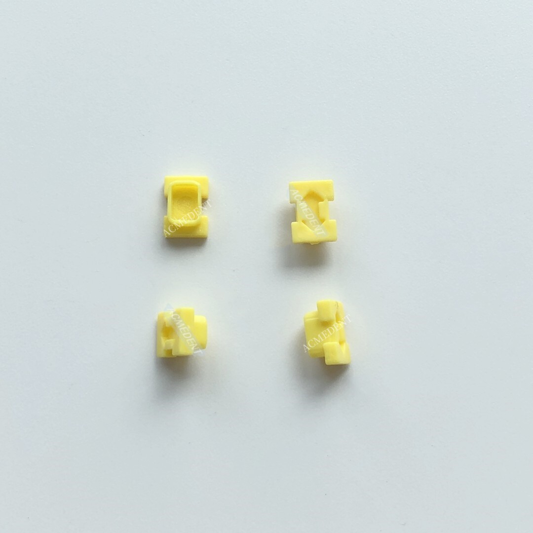 20Pcs Dental ITI Snap Caps Closed Tray NC Coping Impression Fit Straumann Yellow