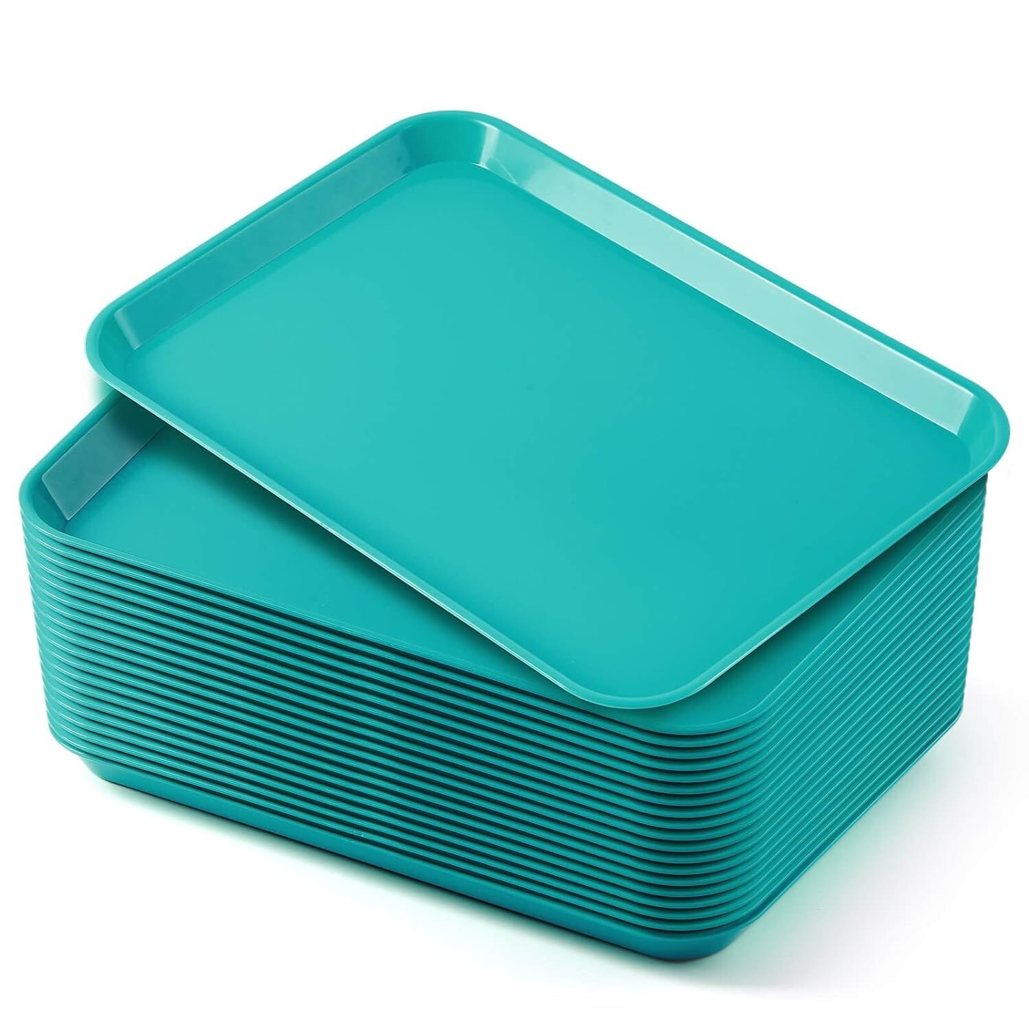 20Pcs Dental Trays Autoclavable Procedure Flat Trays Size B 13.25X9.75″, Teal