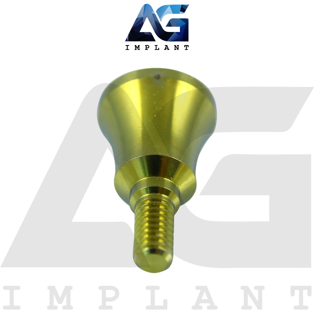 10 Wide Concave Anatomic System Healing Cap Ø5.5 Dental With Screw Hexagon 2.42