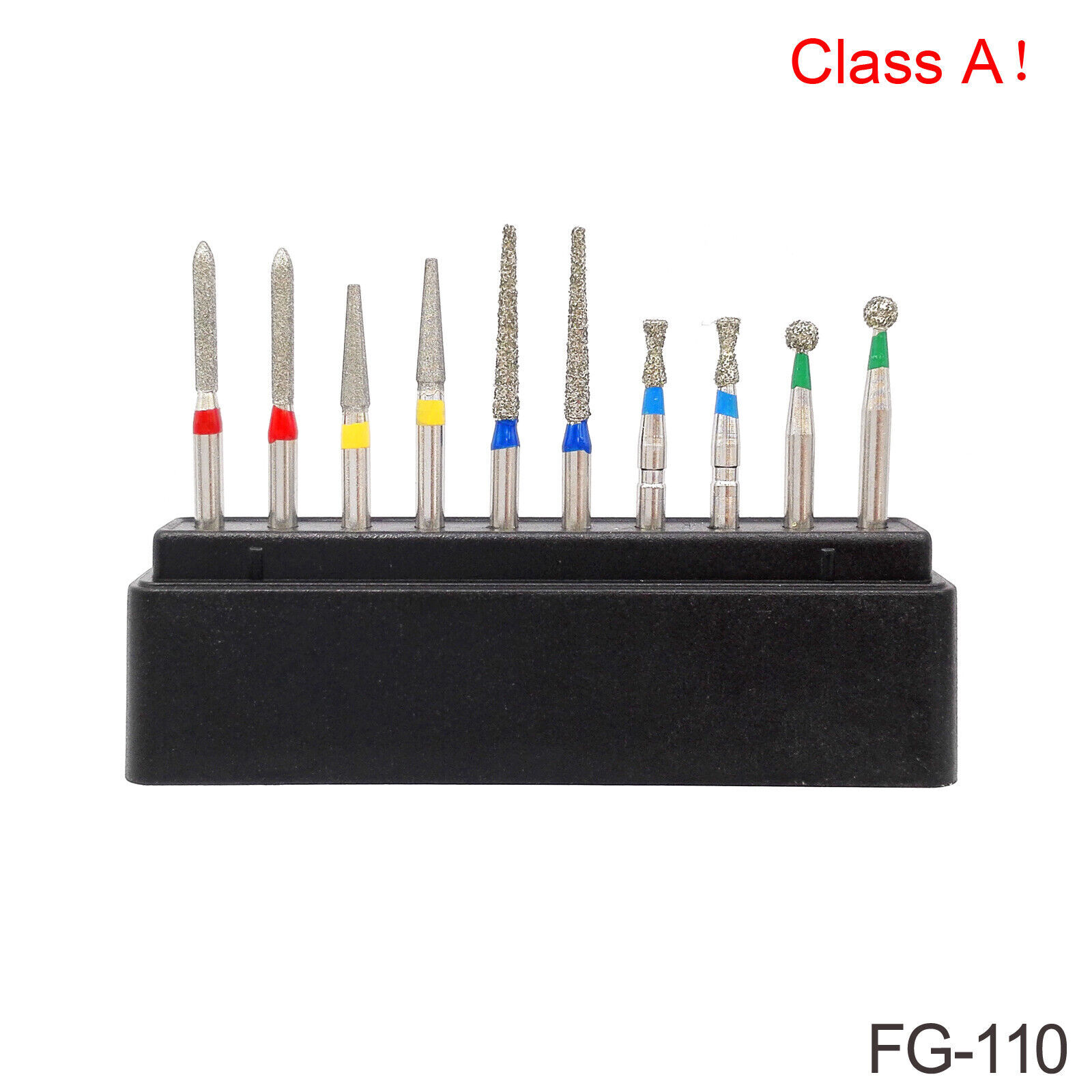 Dental Diamond Burs Drills FG Kit High Speed Handpiece 17 Types for Choice