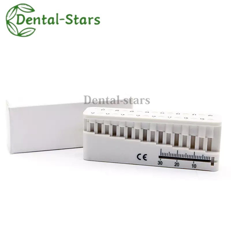 Dental Endo Measuring Block Endodontic File Holder Measuring Ruler Autoclavable