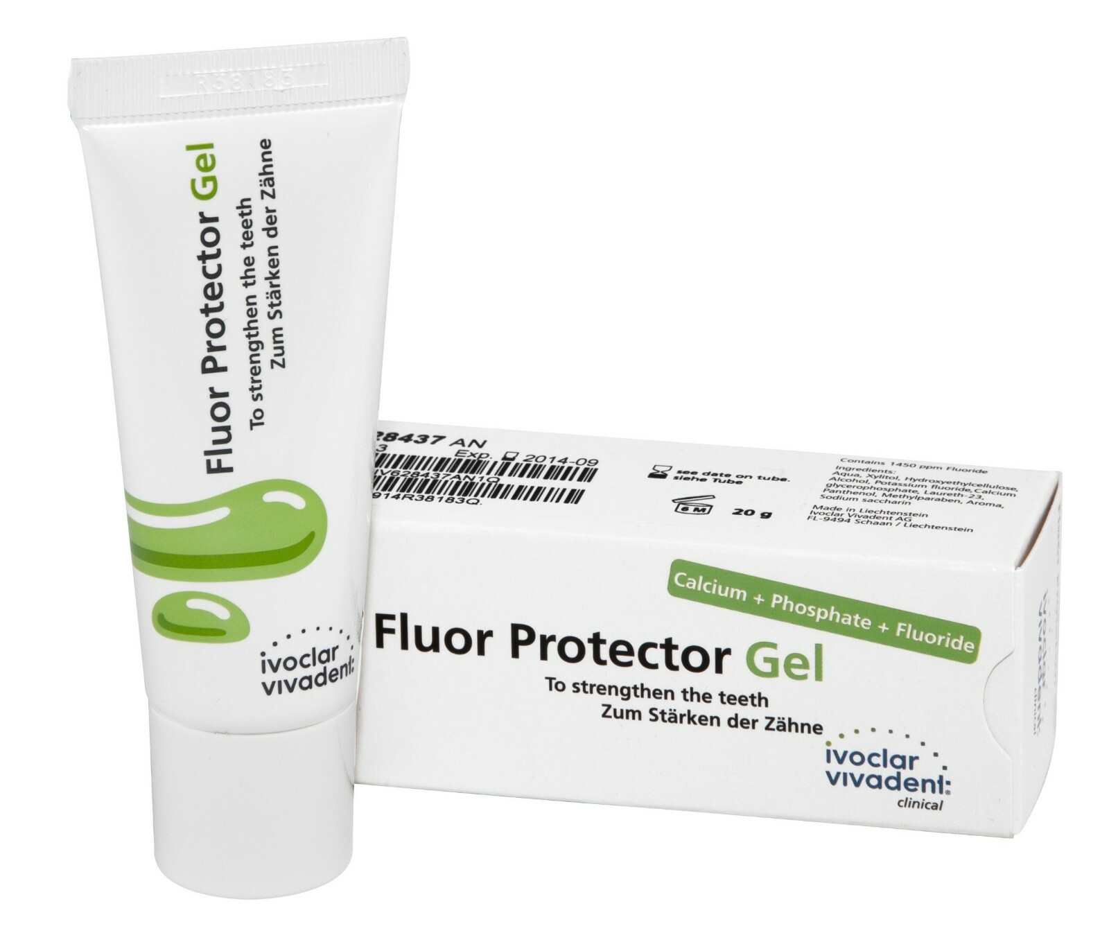 Ivoclar Vivadent Fluor Protector Gel Protect the Teeth Against Acid Attacks 50g
