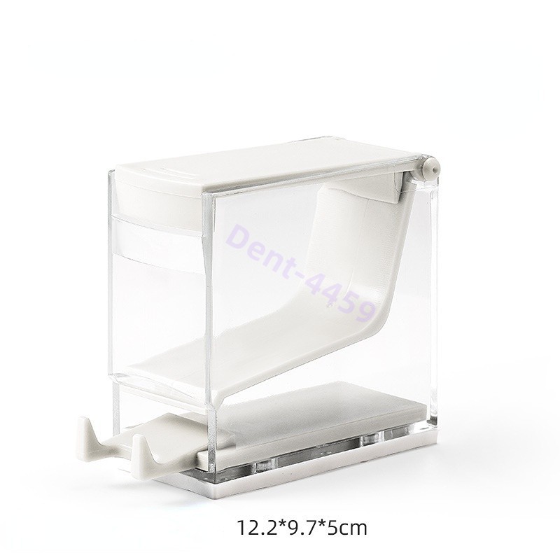 Dental Cotton Roll Dispenser Holder Case Press Type Hygienic Divider Box