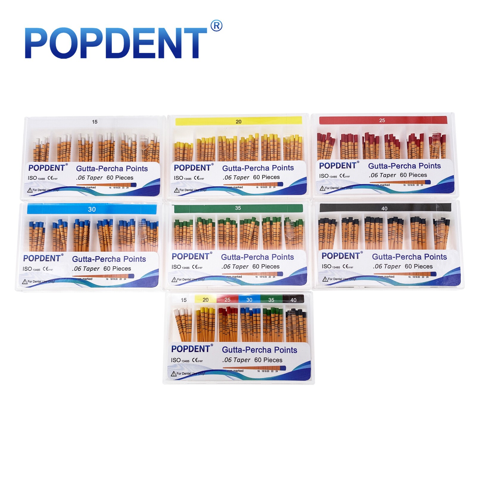 META Style Dental Endodontic Gutta Percha Points Root Canal Taper .02/.04 /.06