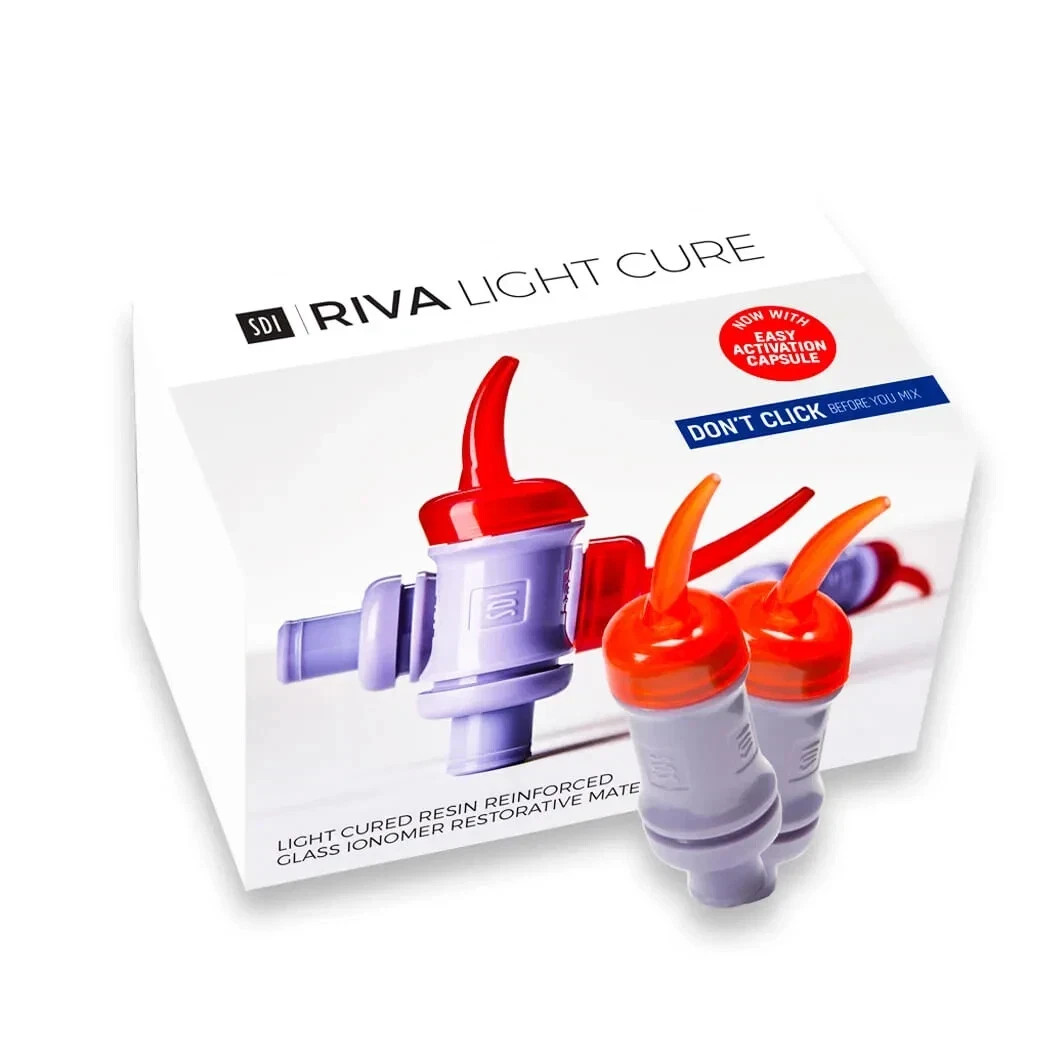 SDI Riva Light Cure Resin Reinforced Glass Ionomer Restorative Dental Material