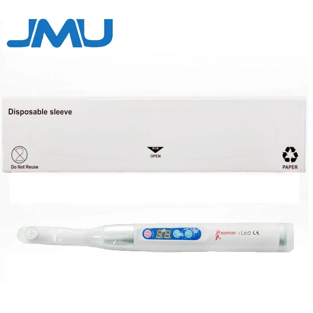 500/5Boxes Dental Isolation Sleeves Cover For Curing Light Handpiece