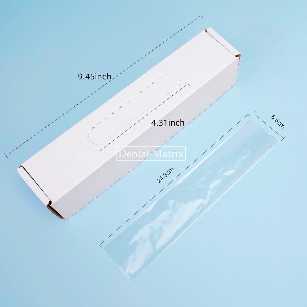 Dental Disposable Digital X-Ray Sensor Protective Sleeves Clear Film Cover Bags