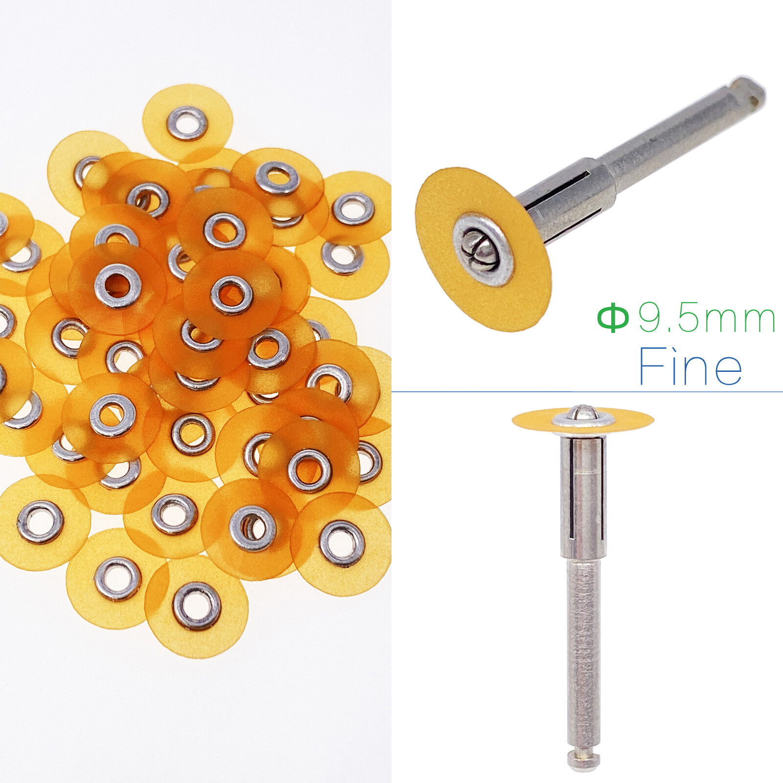 Dental Sof-Lex contouring polishing 2381 Pop-On discs 0.37″ 9.5mm or Mandrel