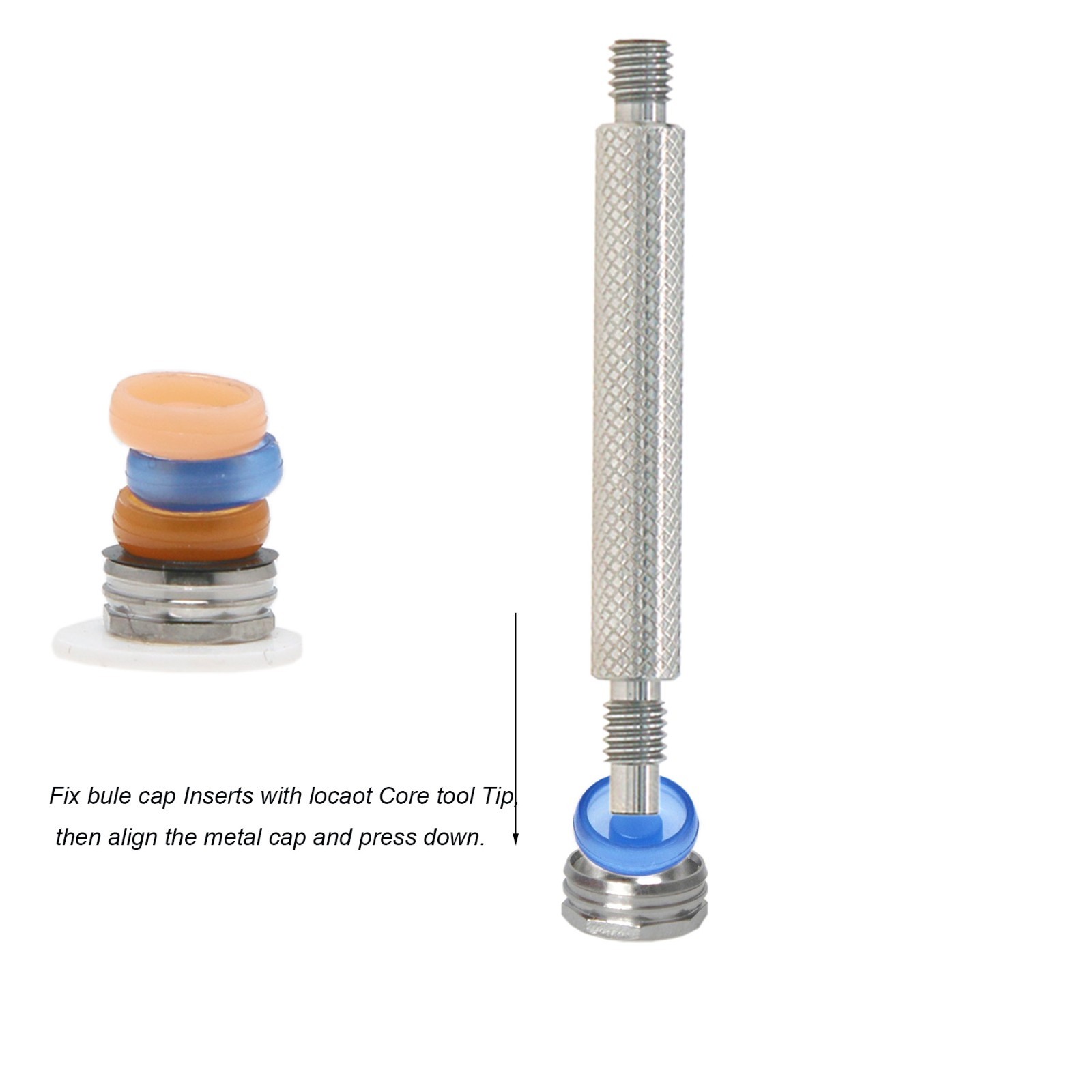US Dental Retention Cap Set And Male Cap Insertion Extraction Locator core Tool