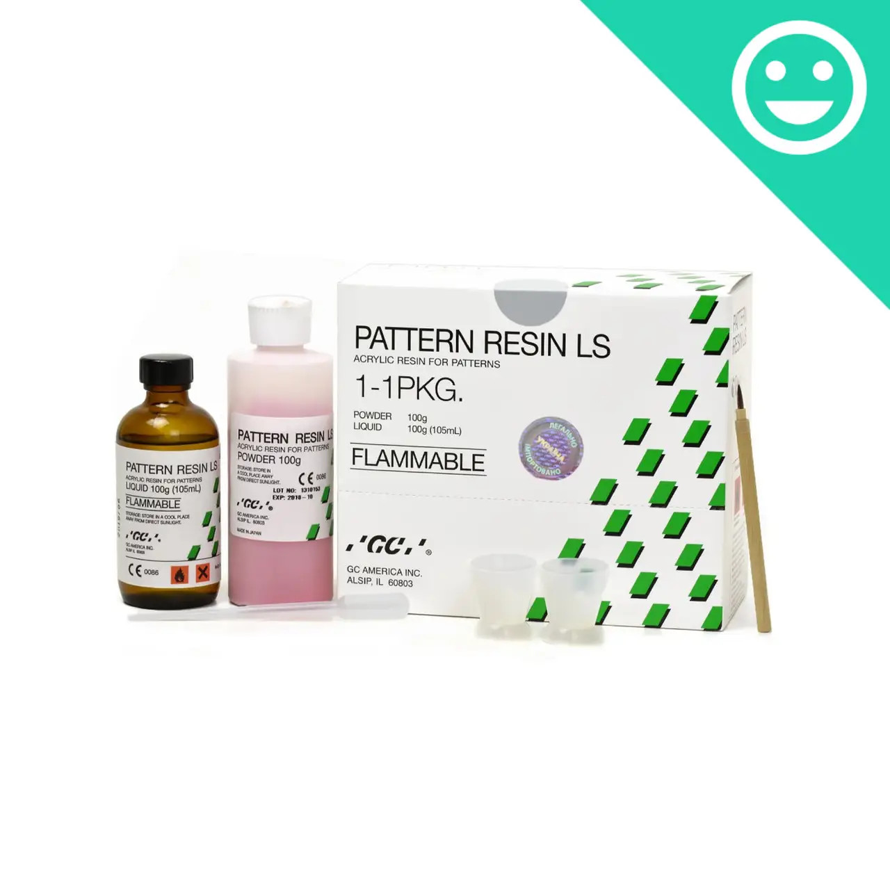 NEW Dental GC Pattern Resin LS Self-Curing Acrylic Resin Material (Free Ship)