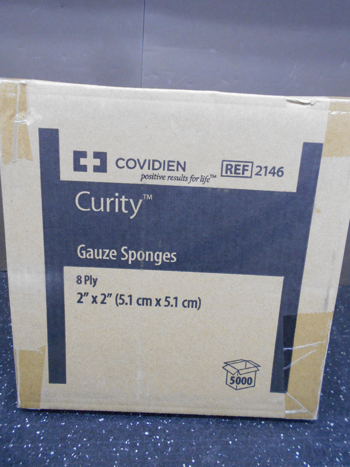 COVIDIEN CURITY™ 2146 2″ X 2″ 8 PLY GAUZE SPONGES 200/PK 25/CS (5000)