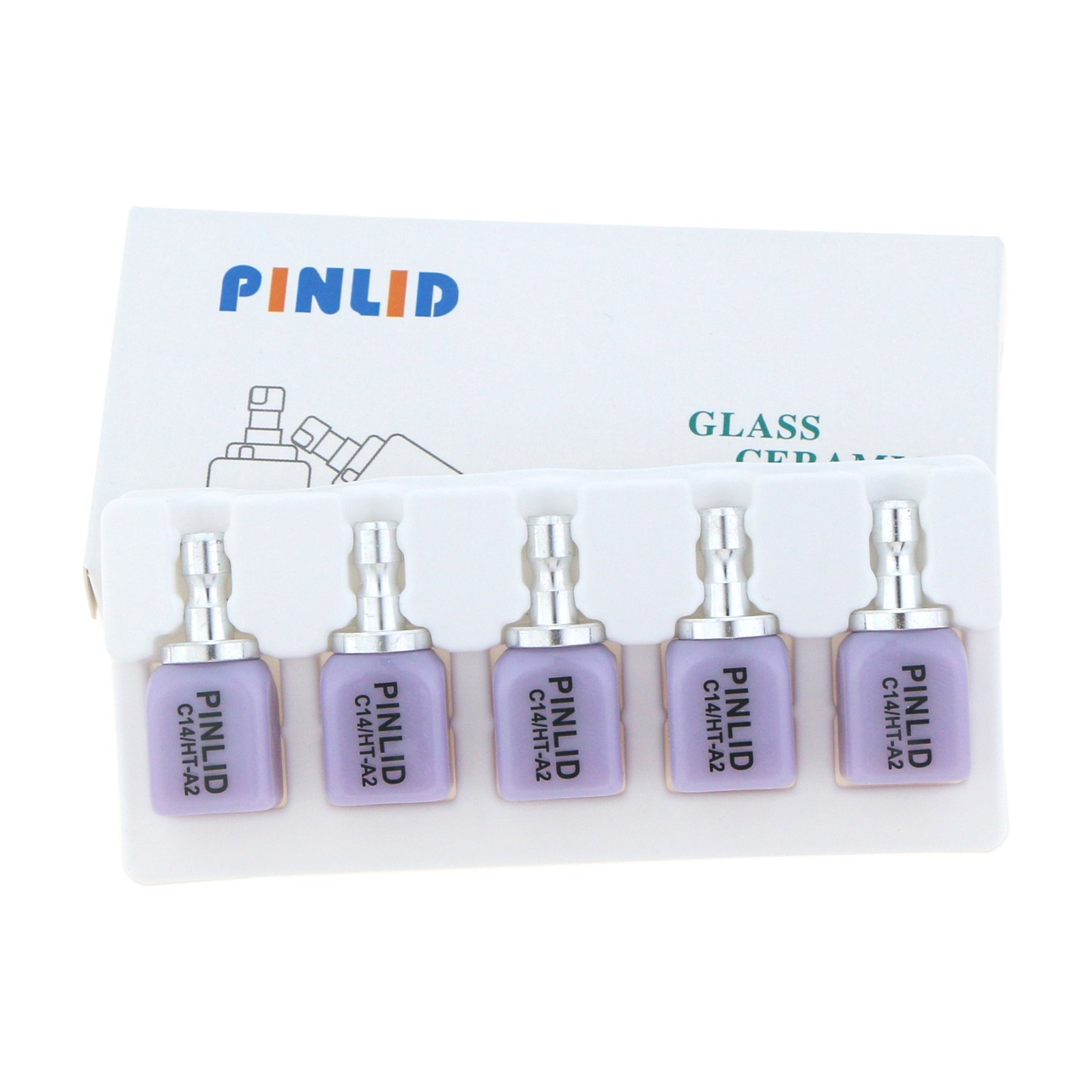 US Dental Emax Lithium Disilicate Glass Ceramic Blocks C14 HT CEREC CAD/CAM