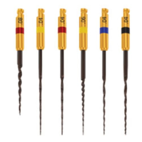 HyFlex CM NiTi Files 25mm SML Assorted 6/Pk. 1 of each: 19 mm .08 taper #25