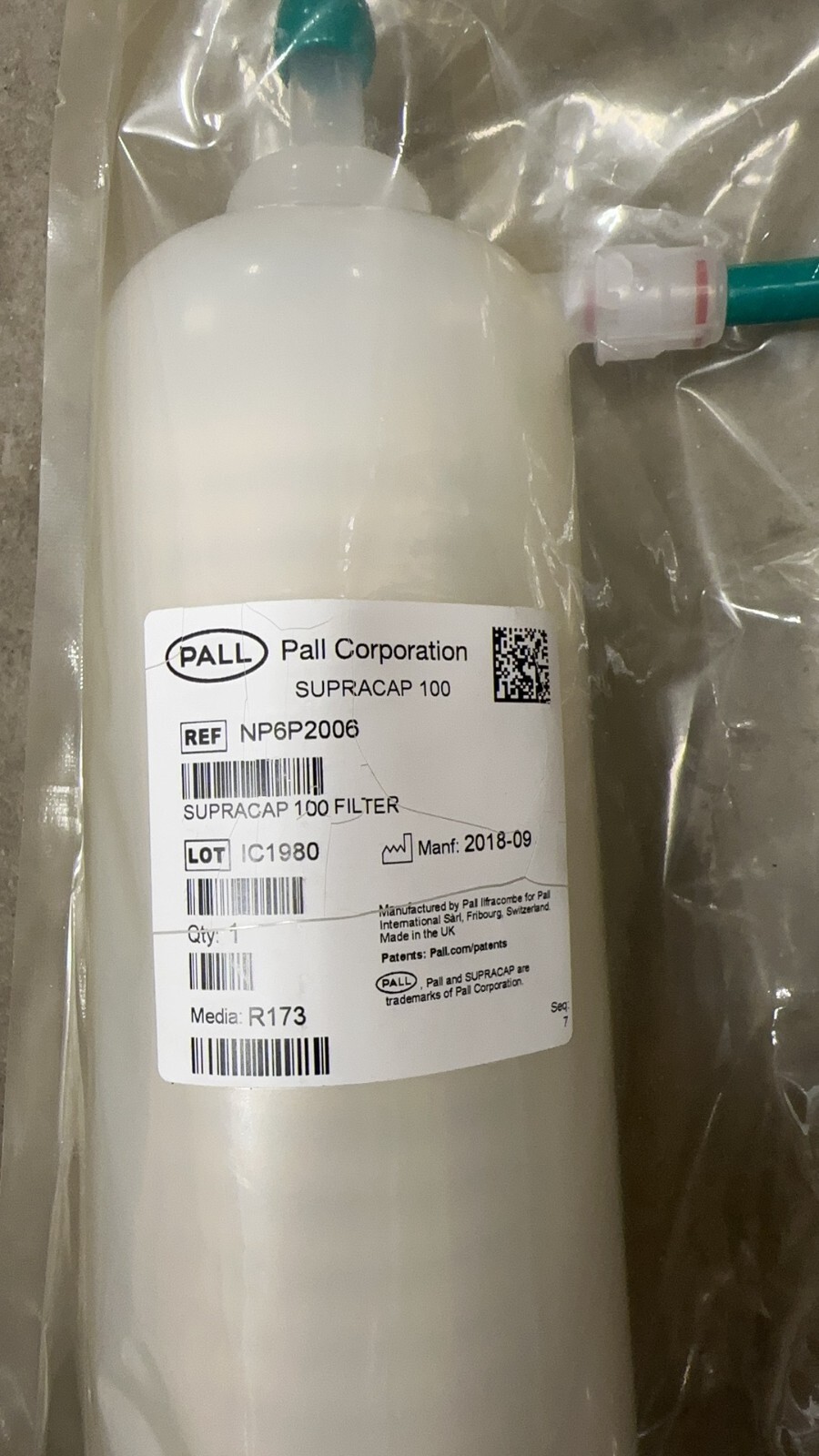 PALL NP6P2006 Supracap 100 depth filter capsule