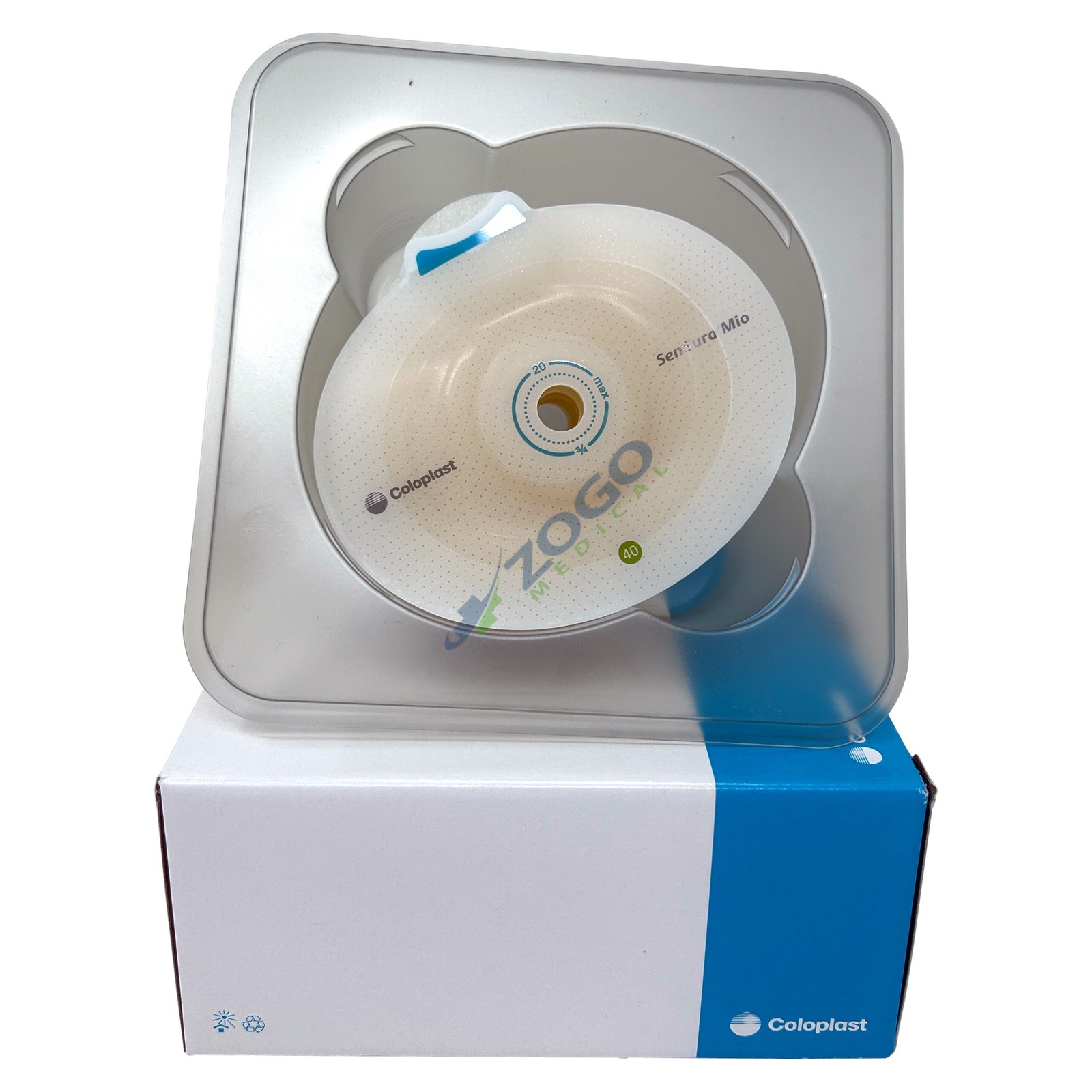 Coloplast 16901 SenSura Mio Click Convex Light Barrier 10-20 mm Cut to Fit 5/BX