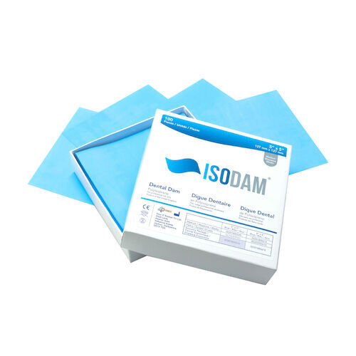 4D Rubber ISO Dam Latex Free Dental DAM 5×5 Medium BULK 100/PK REF:ISO01800510
