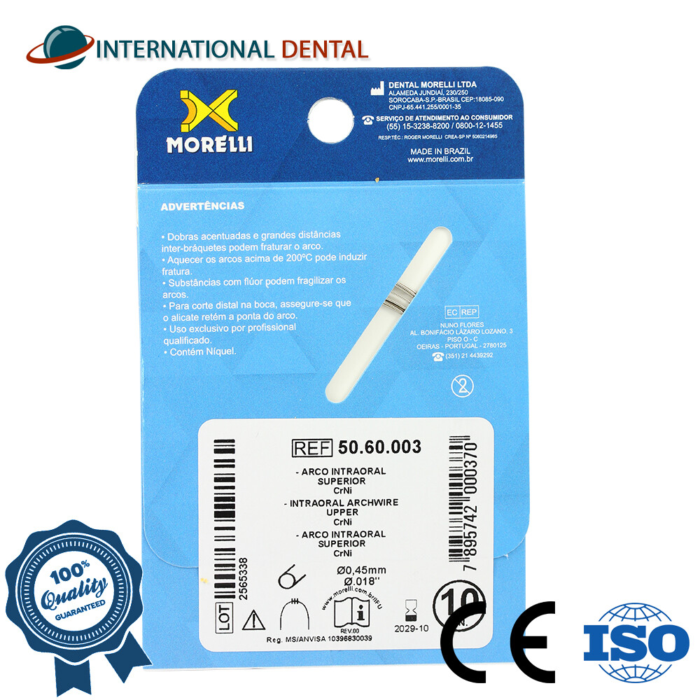 Orthodontic Dental Morelli Intraoral Archwire CrNi Steel Wire Wires Round