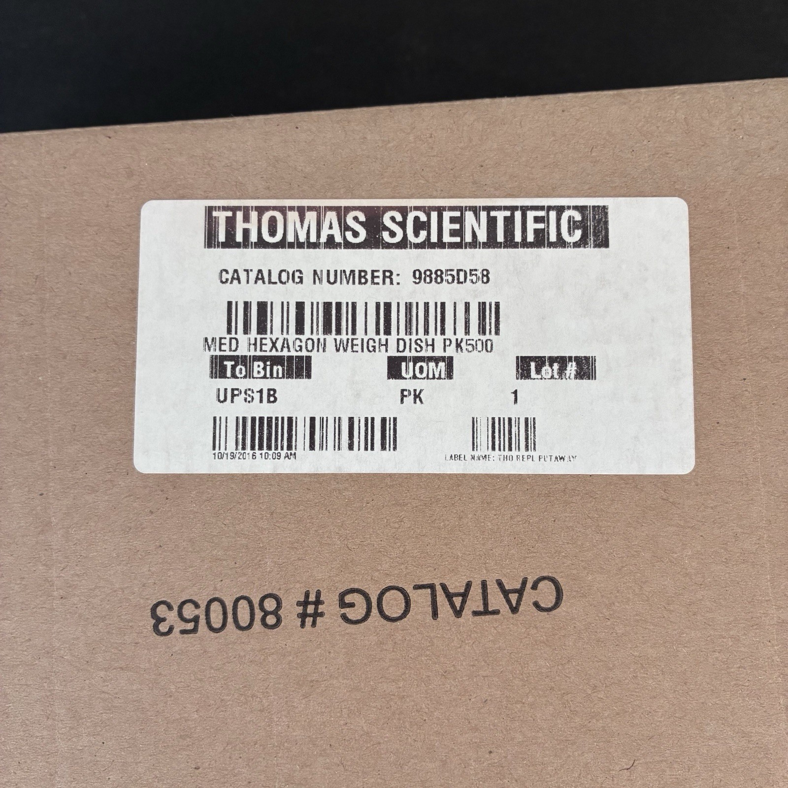 LOT OF 500 THOMAS SCIENTIFIC Medium 2 1/2″ HEXAGON WEIGH DISH New