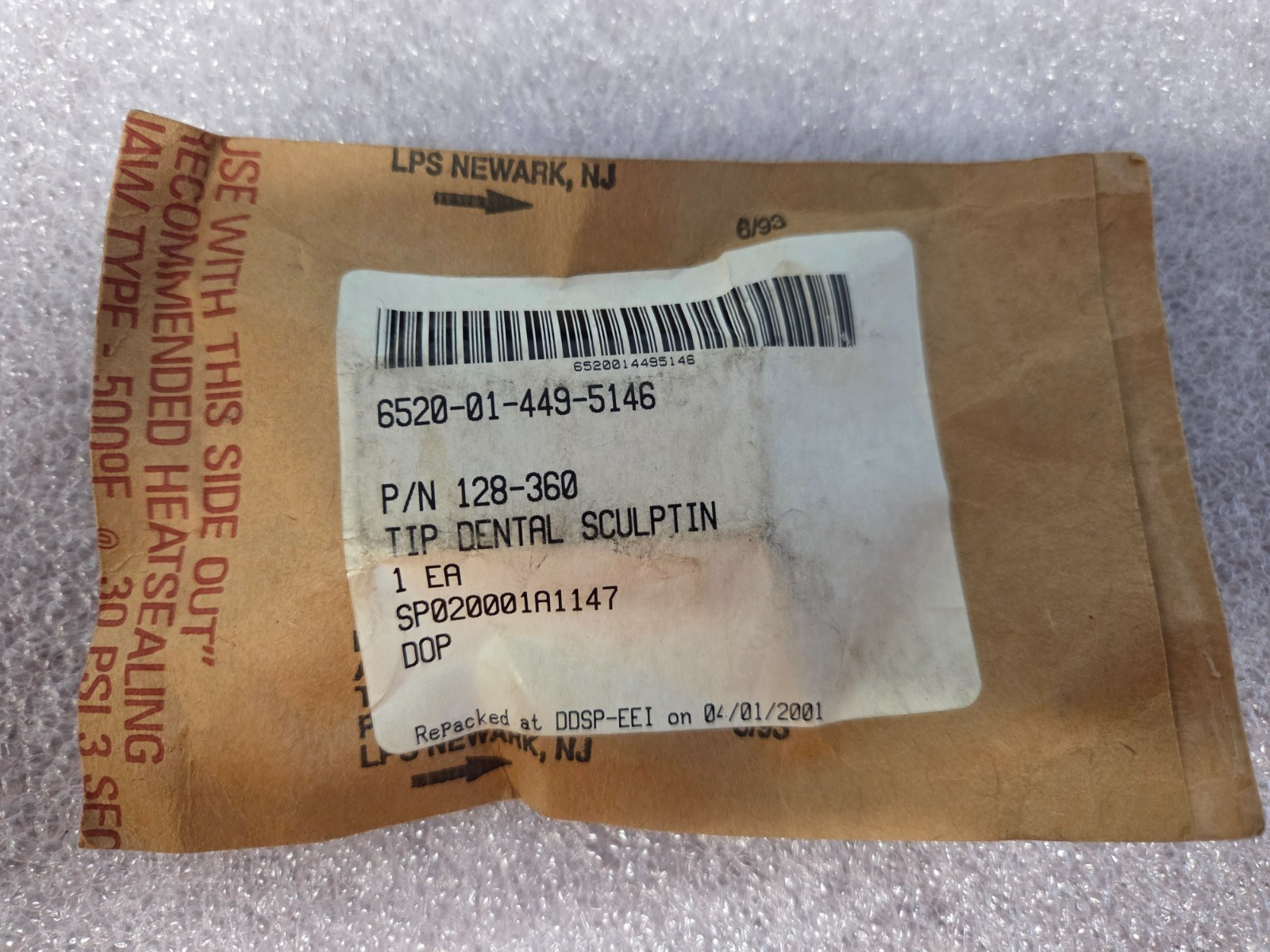 *1 PIECE* – PN# 128-360 – KERR – TIP, DENTAL MICRO SPATULA NSN:6520-01-449-5146