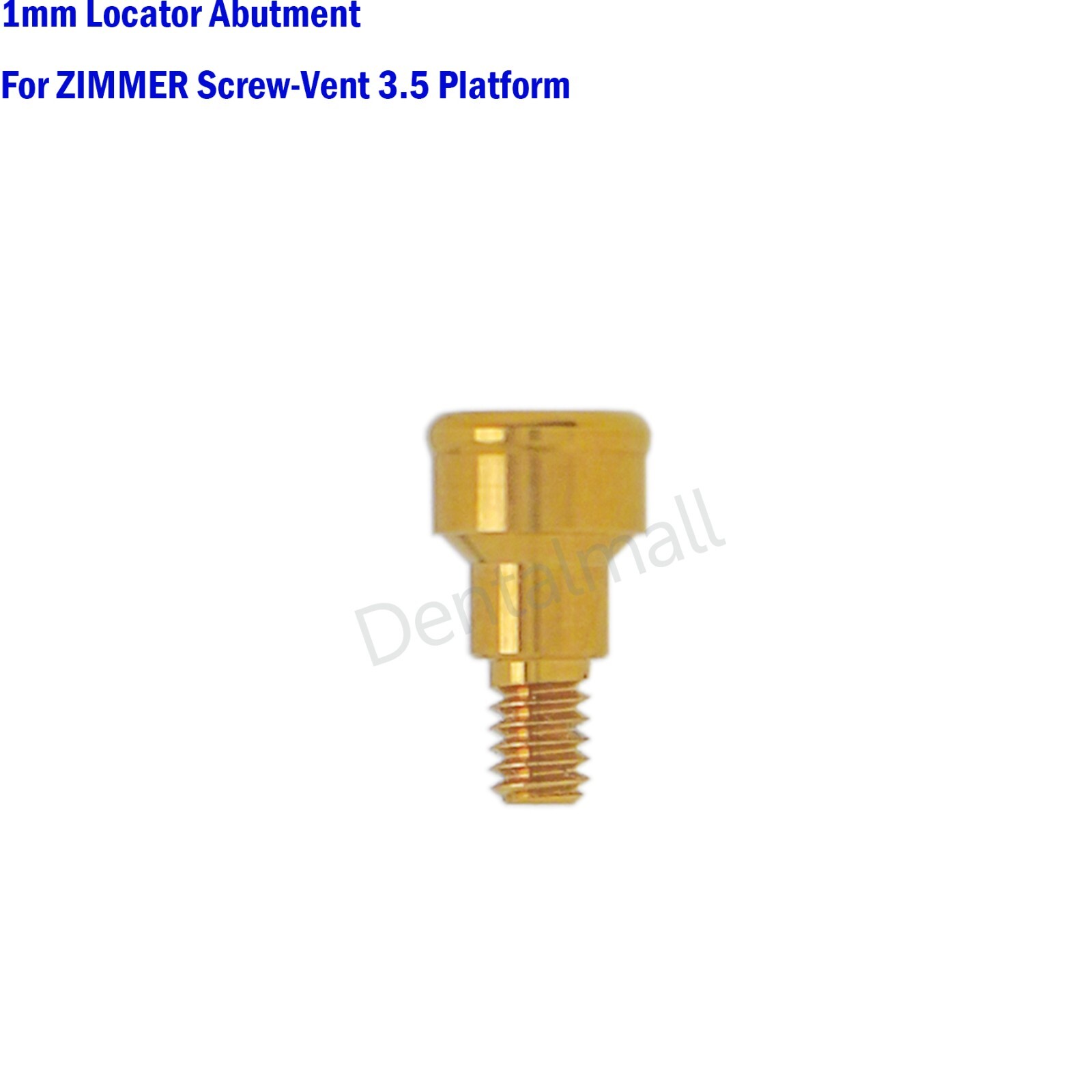 Dental LOCATOR Abutment fit Zimmer Cortex MIS Mini Regular Ø3.5/4.5mm GH 1-5mm