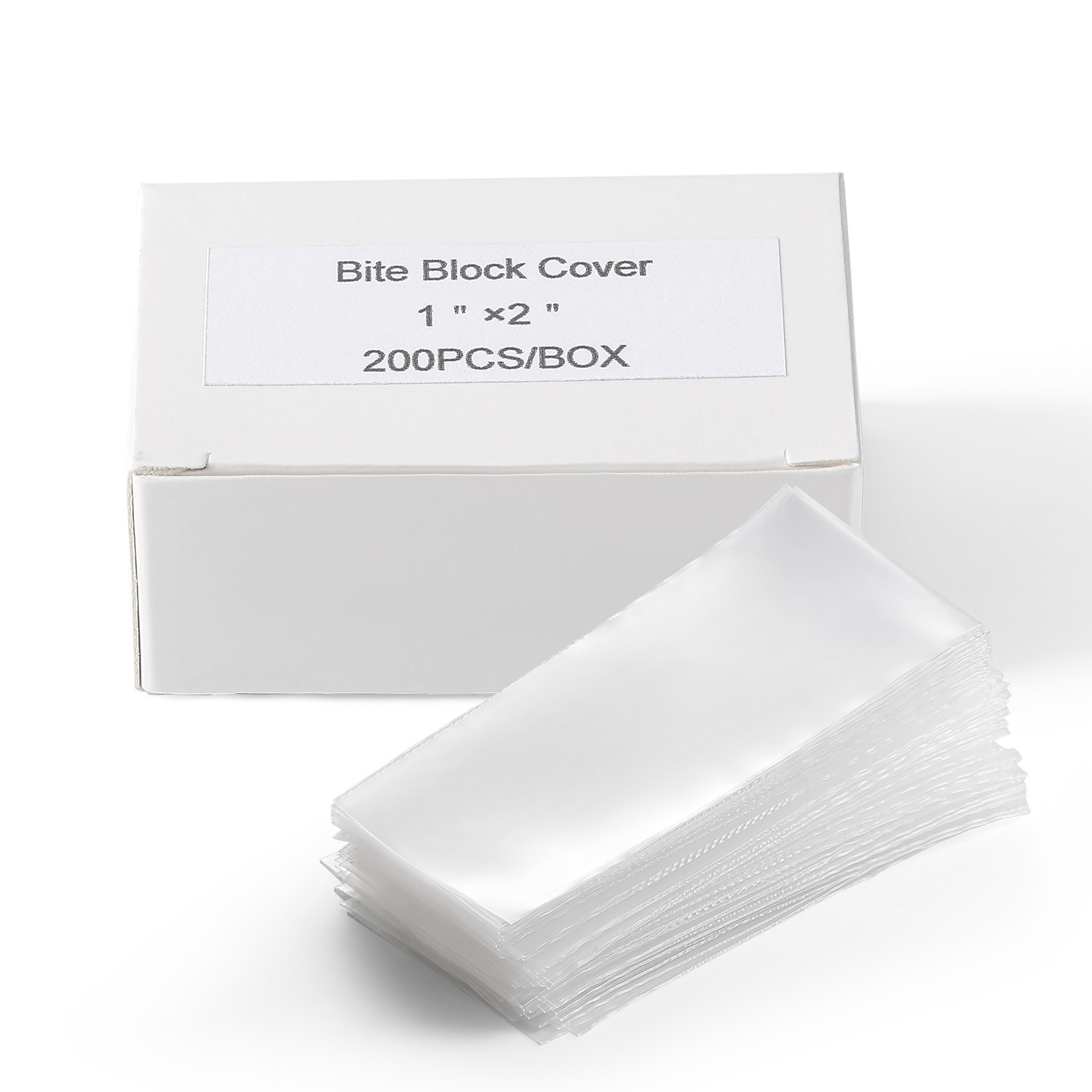 200pcs Dental Panorama Bite Block Cover Sleeves Lab Instrument Protective Film