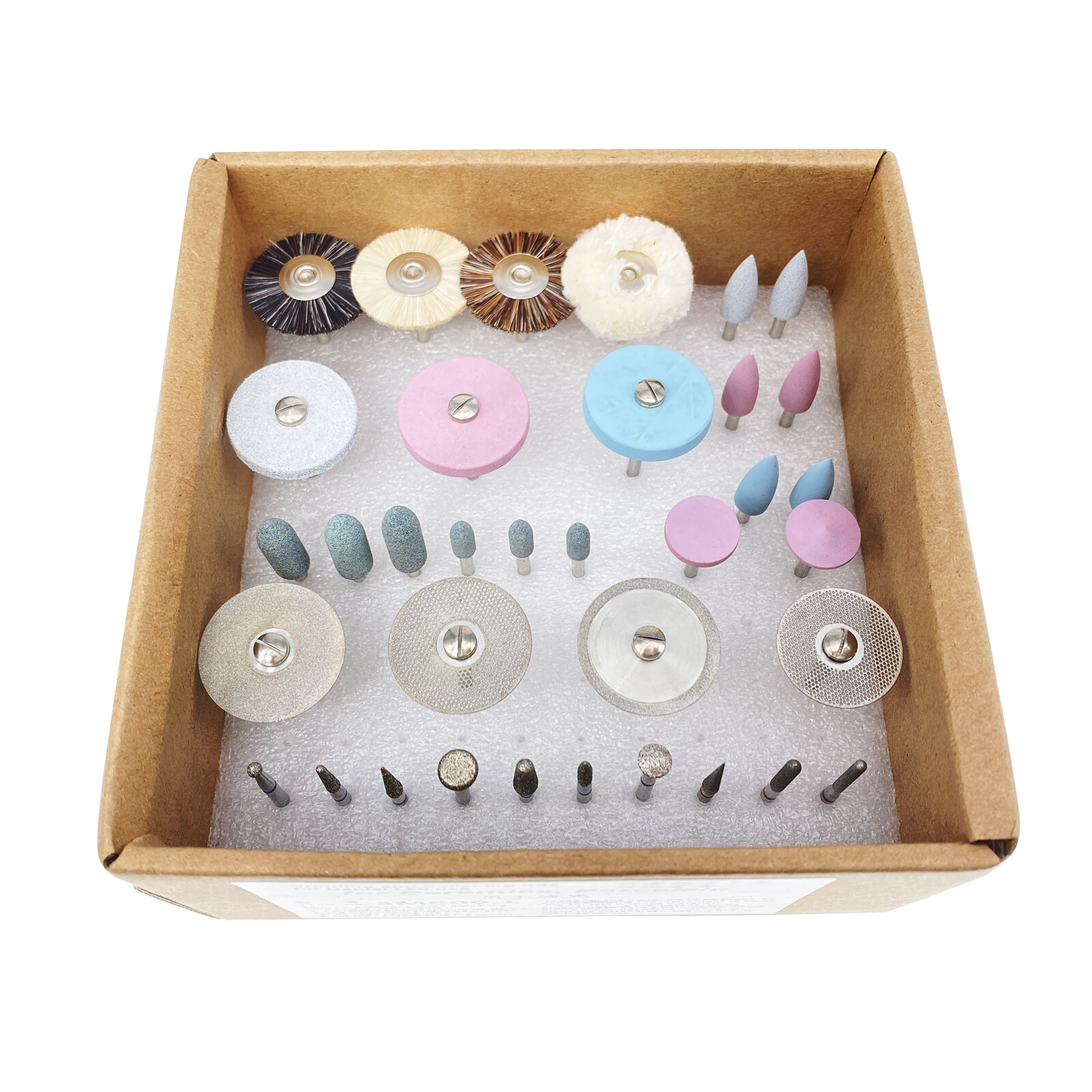 35 Pcs Dental Lab Use Grinding & Polishing Kit For Ceramics / Porcelain HP Bur
