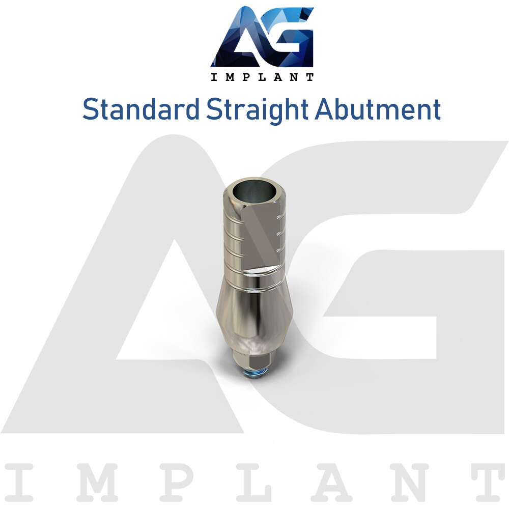 Standard Straight Aesthetic Titanium For Prosthetic System Int Hex 2.42mm