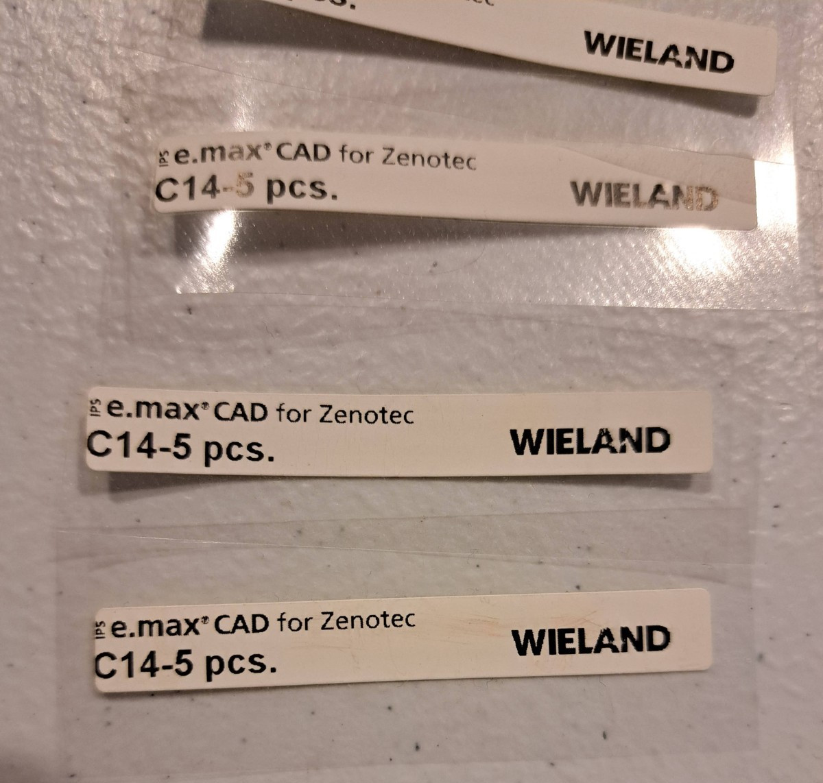 Lot of 15 Ivoclar Emax CAD Zenotec RFID Labels for C-14-5pcs NEW NEVER USED!