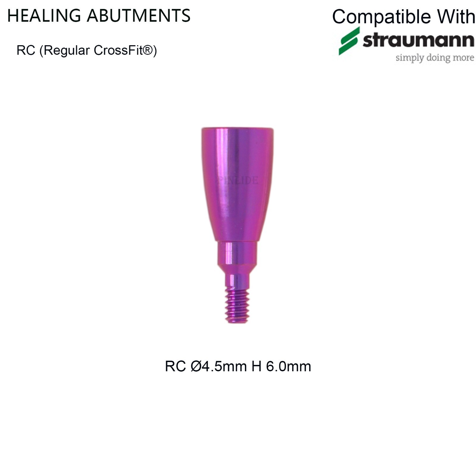 US Dental Healing Abutment Closure Compatible With Straumann ITI BoneLevel NC/RC