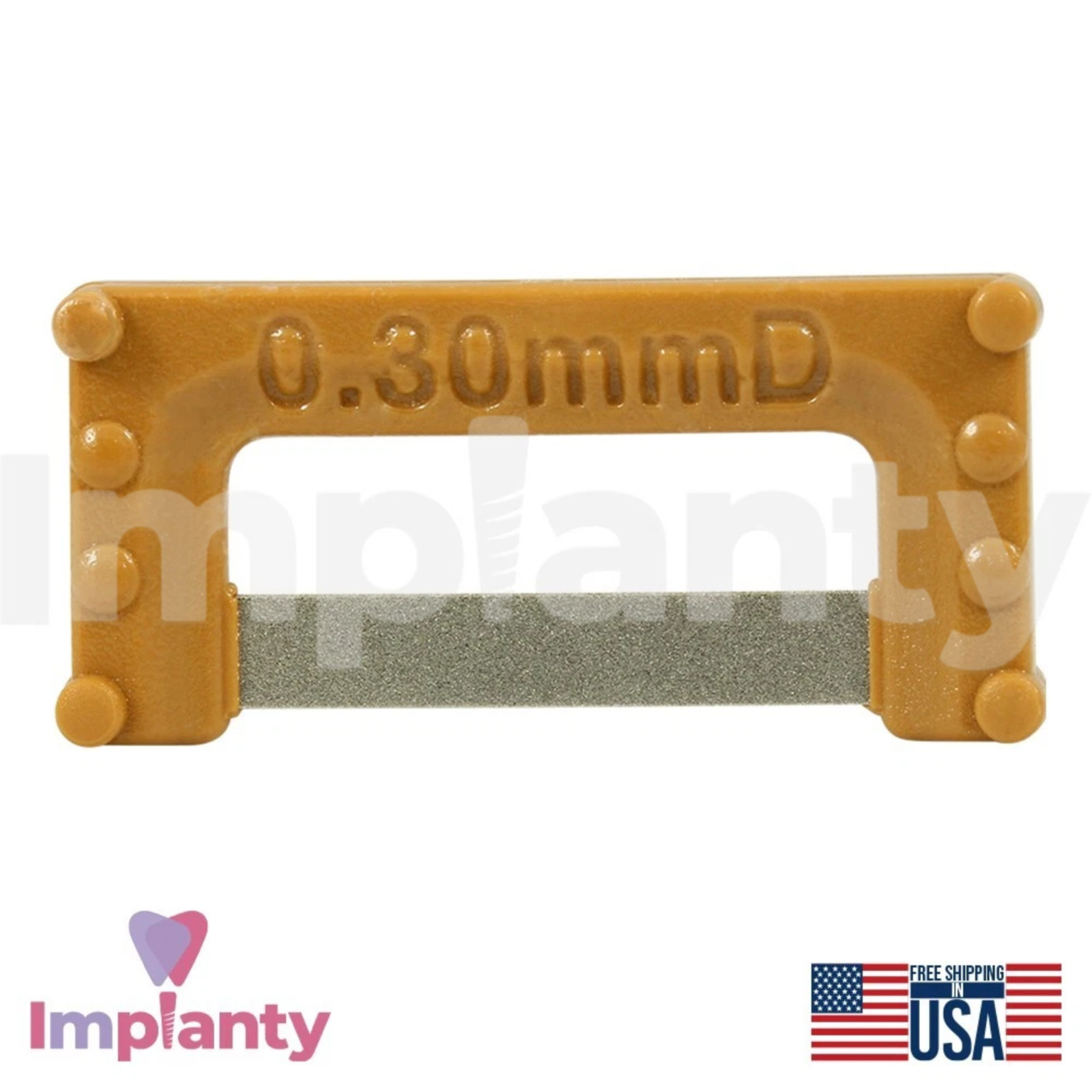 Widener Brown IPR Plus Dental Strips Set Coarse Stainless Steel Diamond Coating
