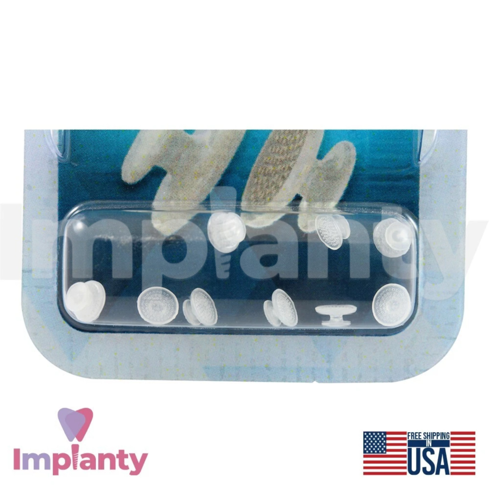 10x Morelli Dental C0mposite Lingual Buttons Ø2.9mm Diameter Aesthetic White
