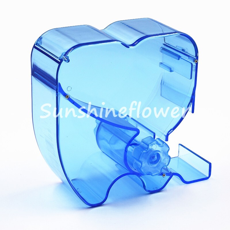 Dental Blue 135℃ Autoclavable Push Style Cotton Roll Roller Holder Molar Shaped