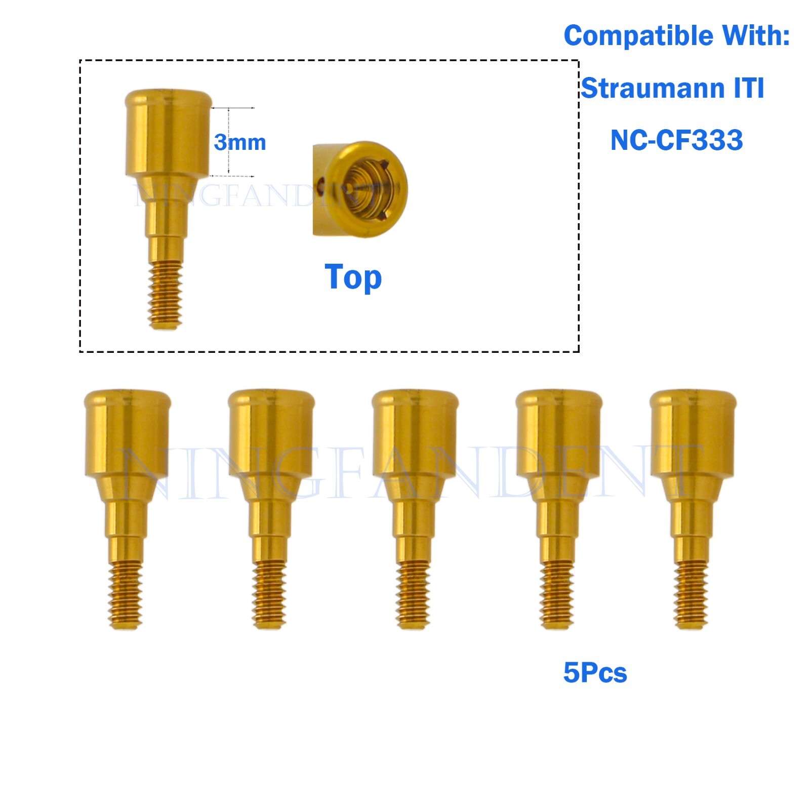 Straumann-Bone Level Dental Overdenture Locator Abutment For 3mm Narrow Platform