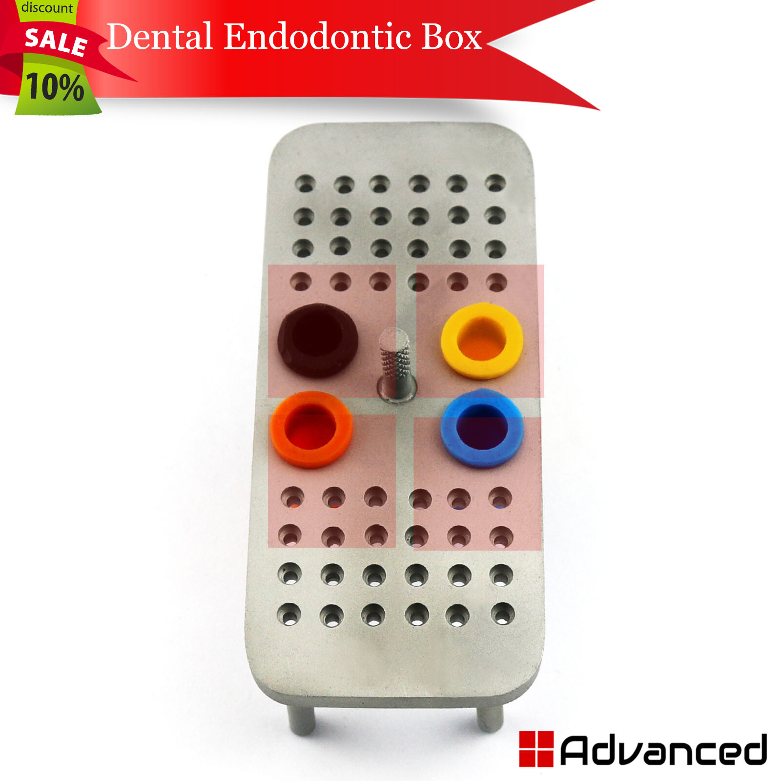 Endodontic Rotary Files Box Reamers Endo Storage Box Holder Dental Diamond Bur